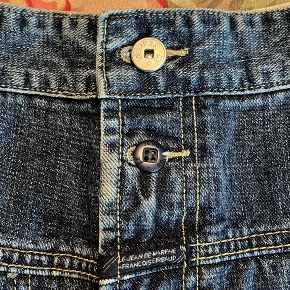 MARIiTHE FRANCOIS GIRBAUD Size 33 Hi-Waist Jeans  Button-Zip PaintSplotch - Picture 10 of 16